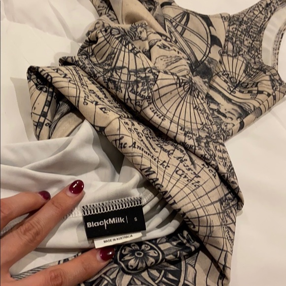 Small Blackmilk Ancient Maps Dress - Picture 3 of 4